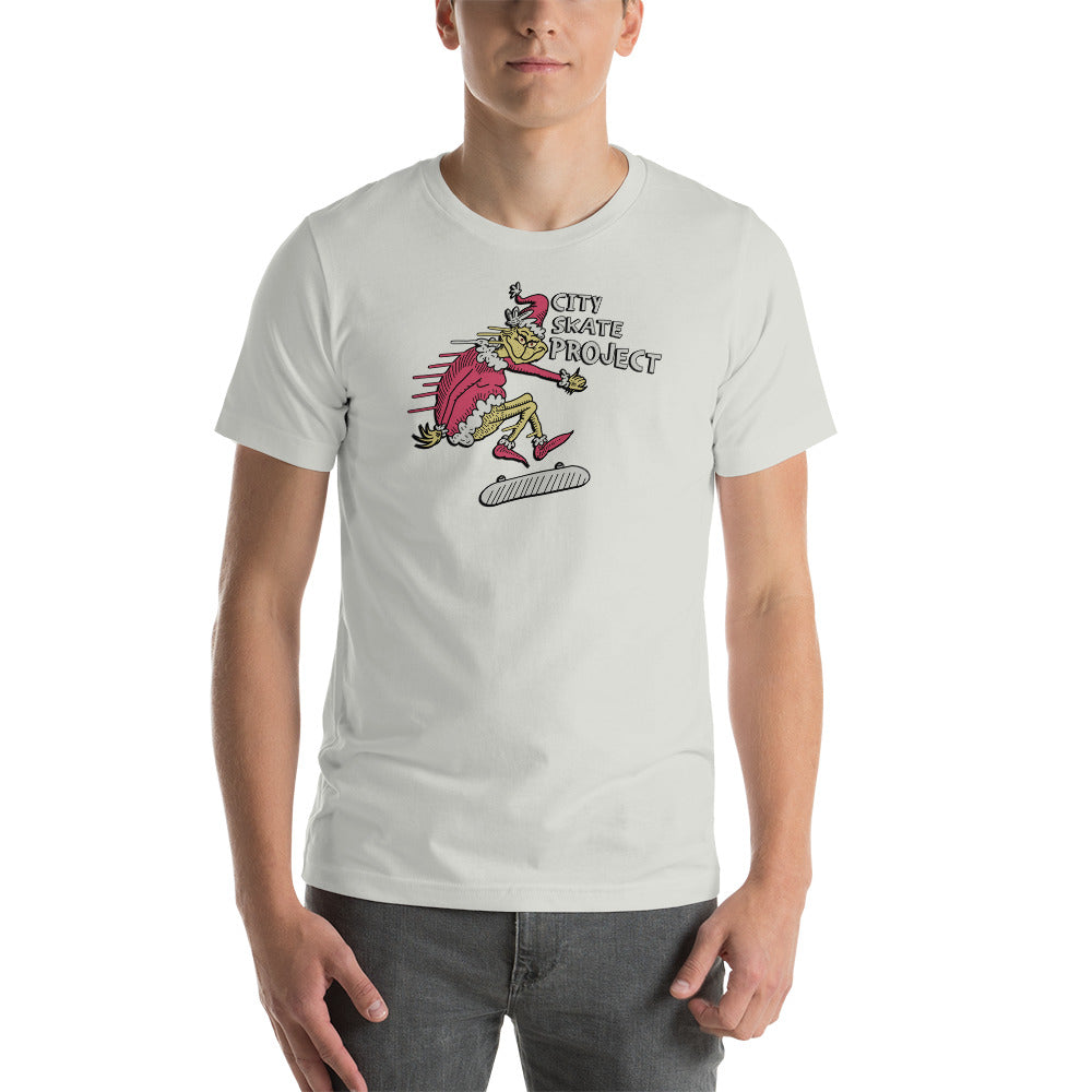 GrinchFlip City Skate Project Short-Sleeve Unisex T-Shirt