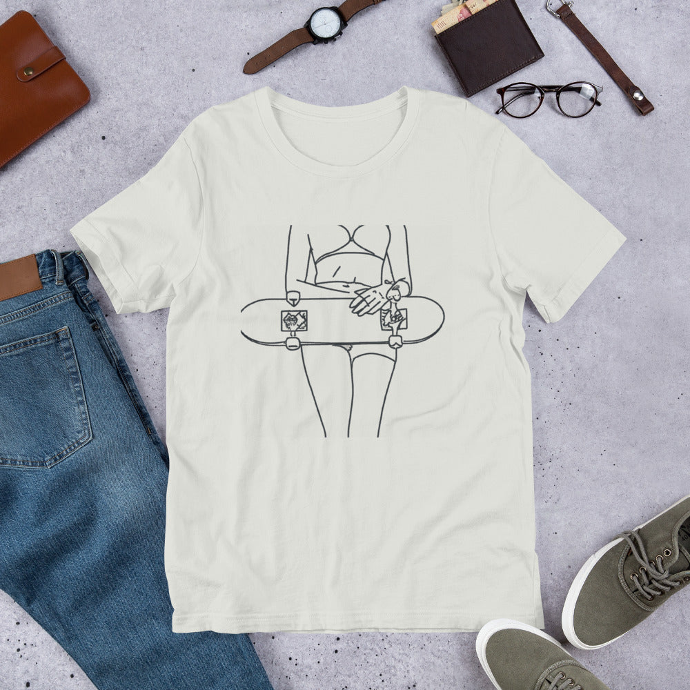 City Skate Project "hold on" Unisex t-shirt