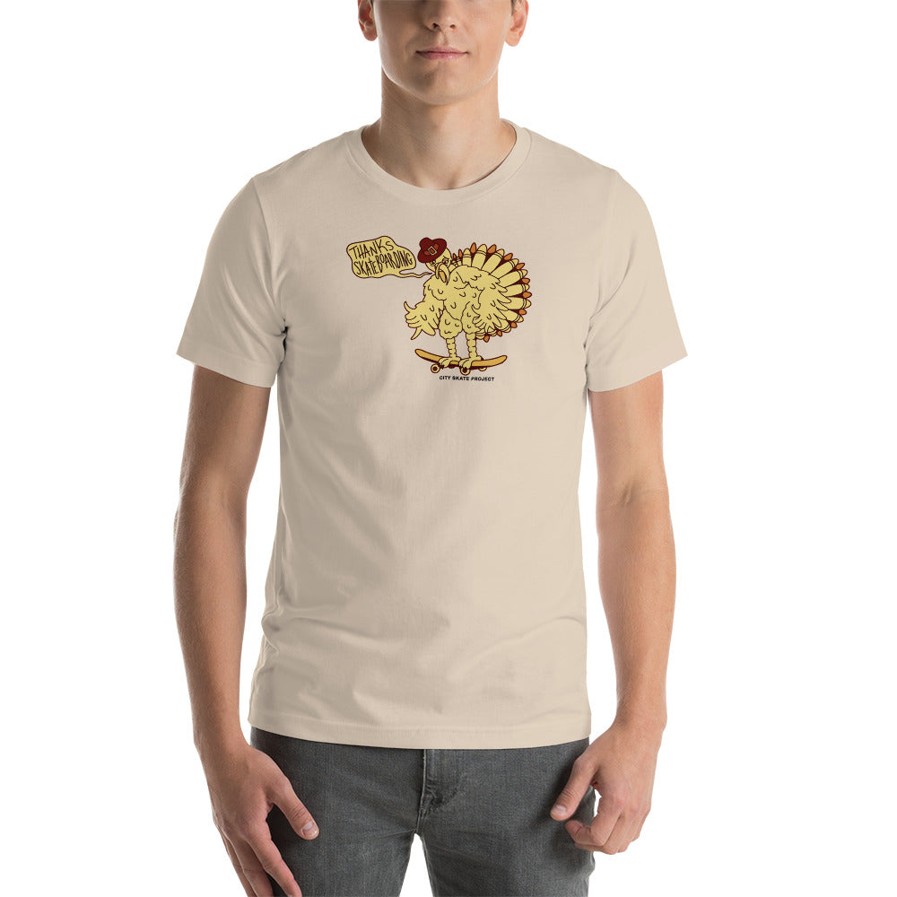 Turkey Skate Short-Sleeve Unisex T-Shirt