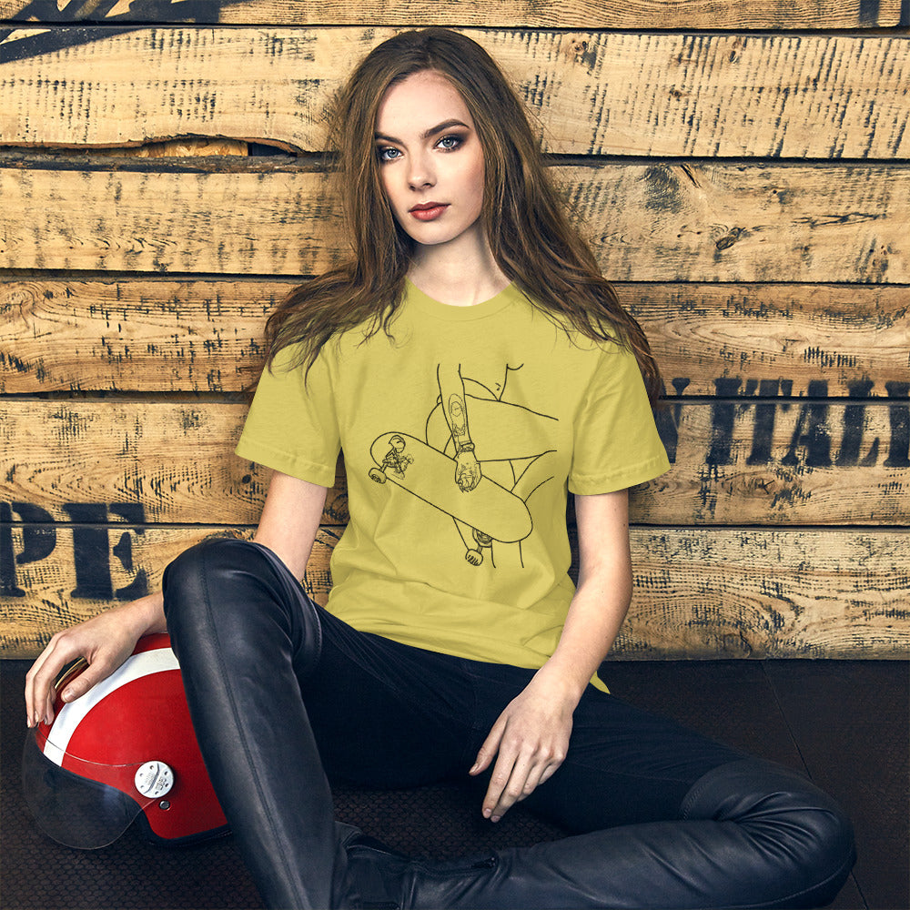 City Skate Project "halftime" Line Art Unisex t-shirt