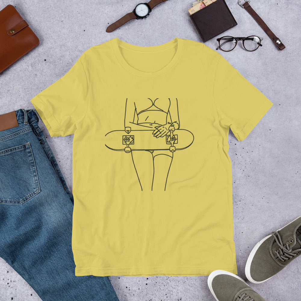 City Skate Project "hold on" Unisex t-shirt
