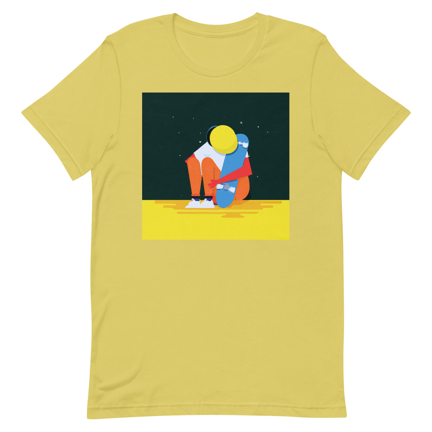 City Skate Project "love this board series" Unisex t-shirt Cubism 7