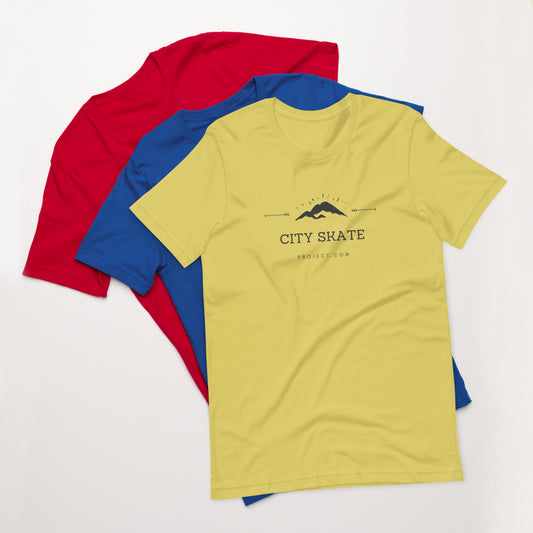 CSP Mountain vides logo Unisex t-shirt