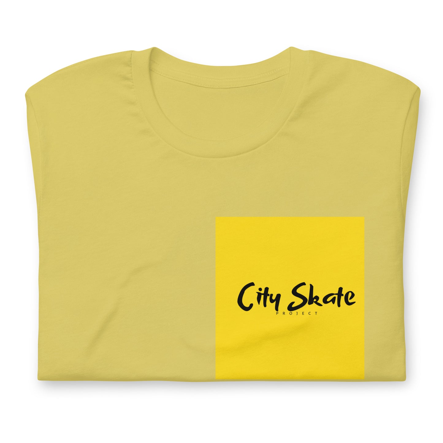 City Skate Project Yellow Brick Block Logo Unisex t-shirt