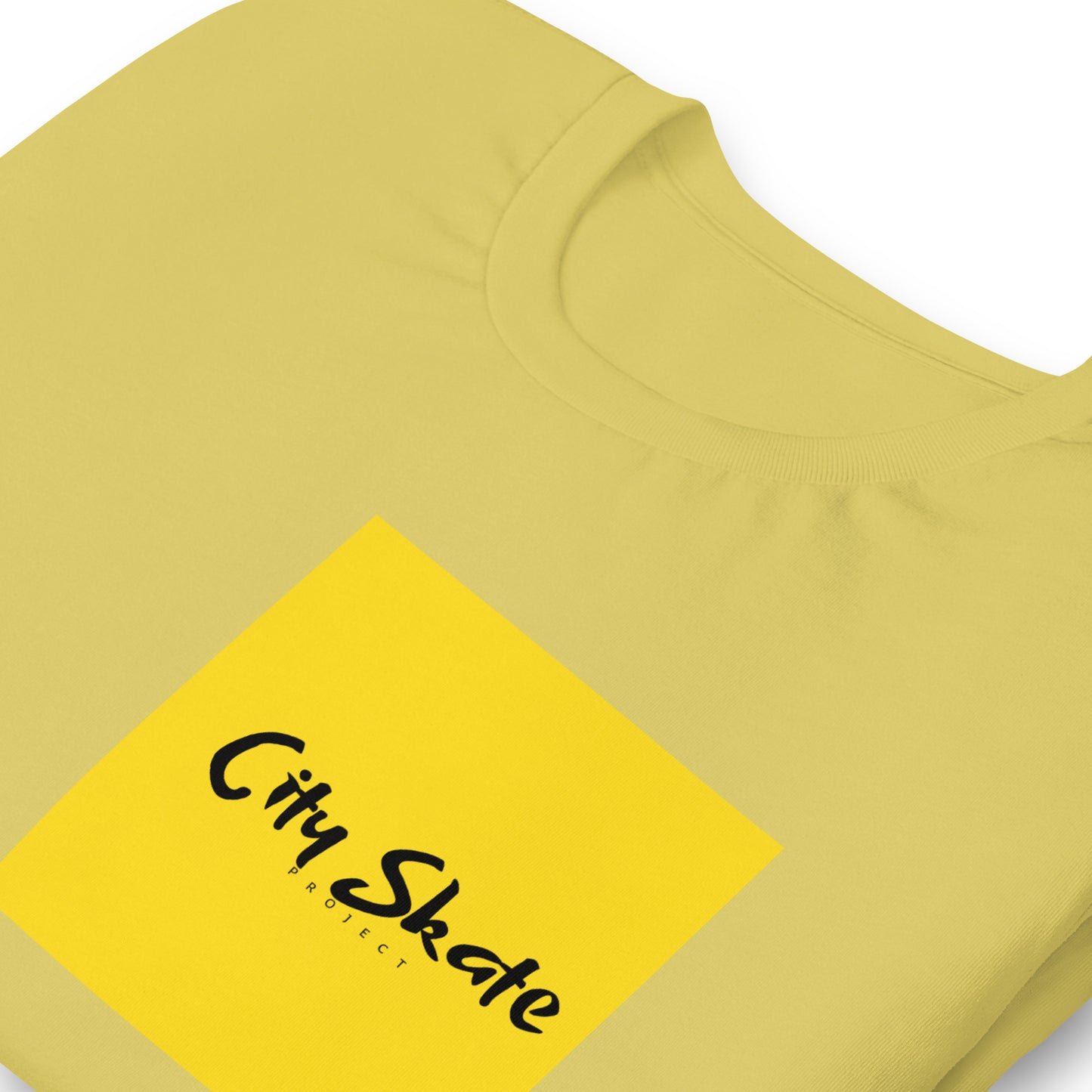 City Skate Project Yellow Brick Block Logo Unisex t-shirt