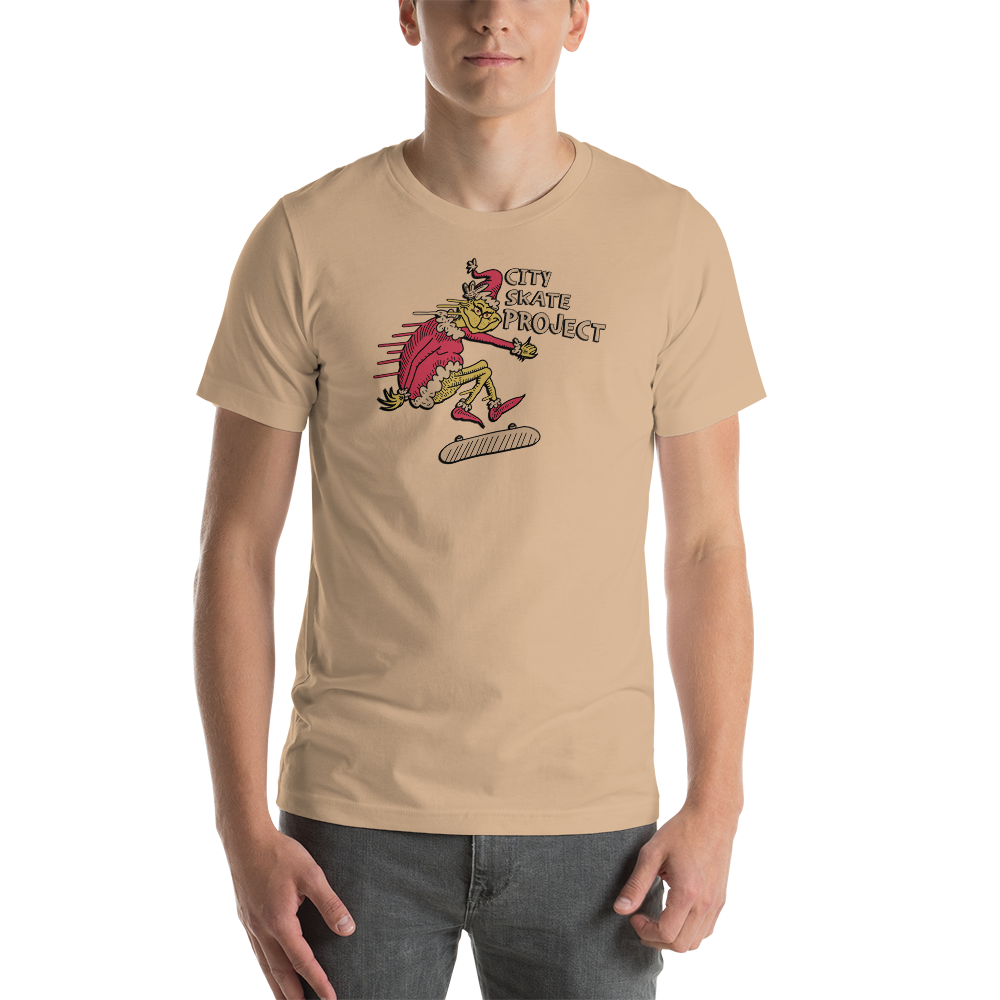 GrinchFlip City Skate Project Short-Sleeve Unisex T-Shirt