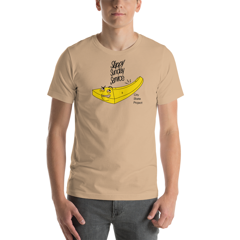 Slappy Sundays Session Yellow Curb Short-Sleeve Unisex T-Shirt