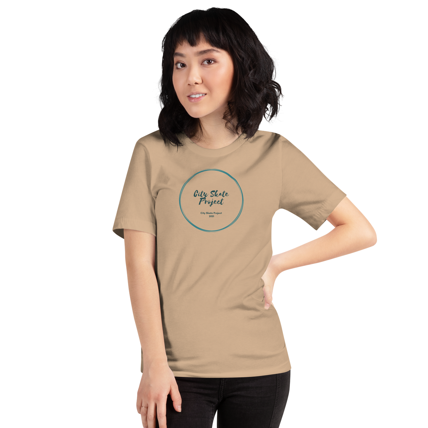 CSP circle Logo v45 Short-Sleeve Unisex T-Shirt