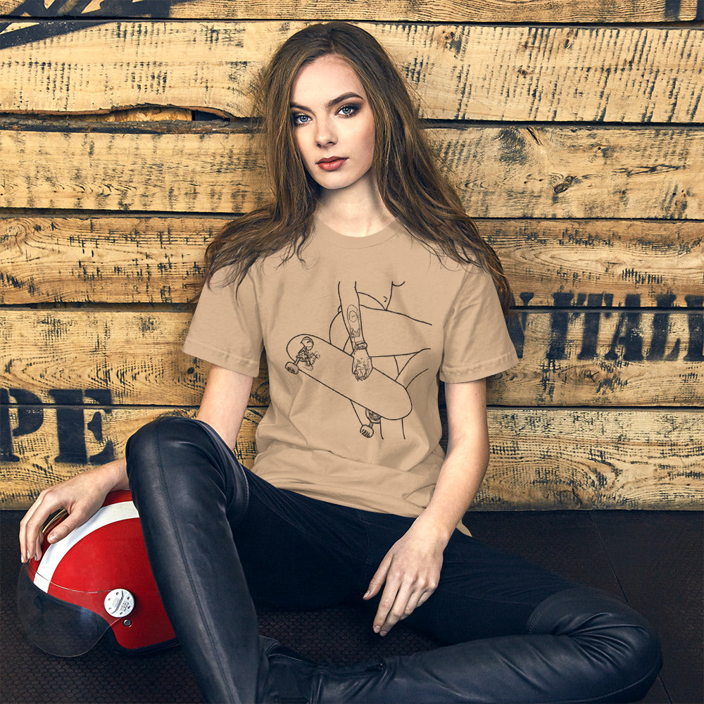 City Skate Project "halftime" Line Art Unisex t-shirt
