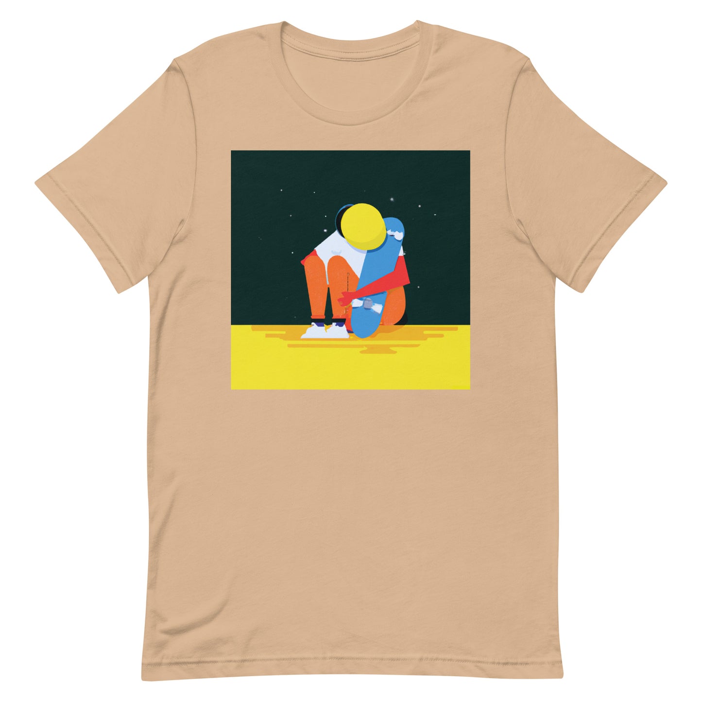 City Skate Project "love this board series" Unisex t-shirt Cubism 7