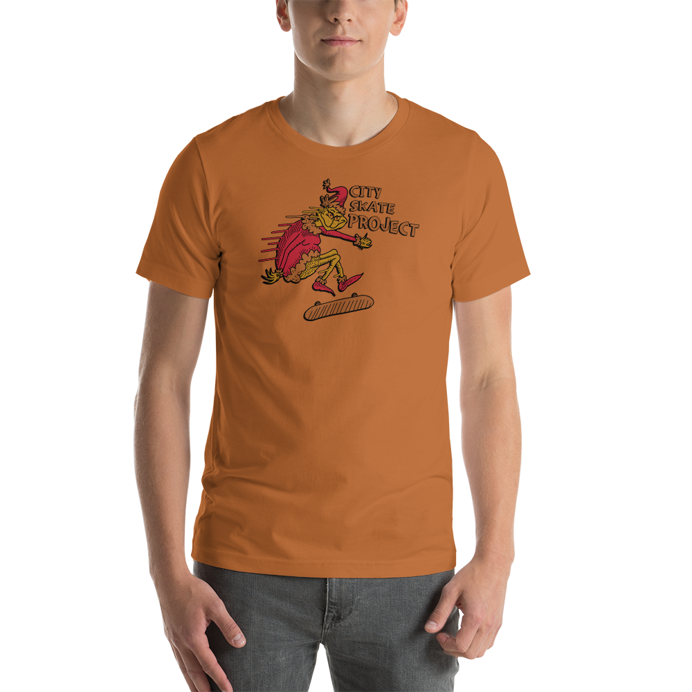 GrinchFlip City Skate Project Short-Sleeve Unisex T-Shirt