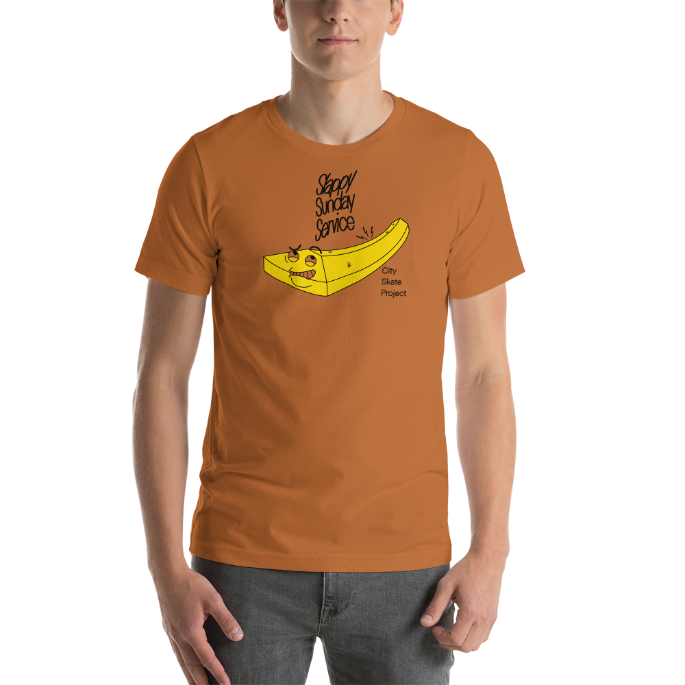 Slappy Sundays Session Yellow Curb Short-Sleeve Unisex T-Shirt