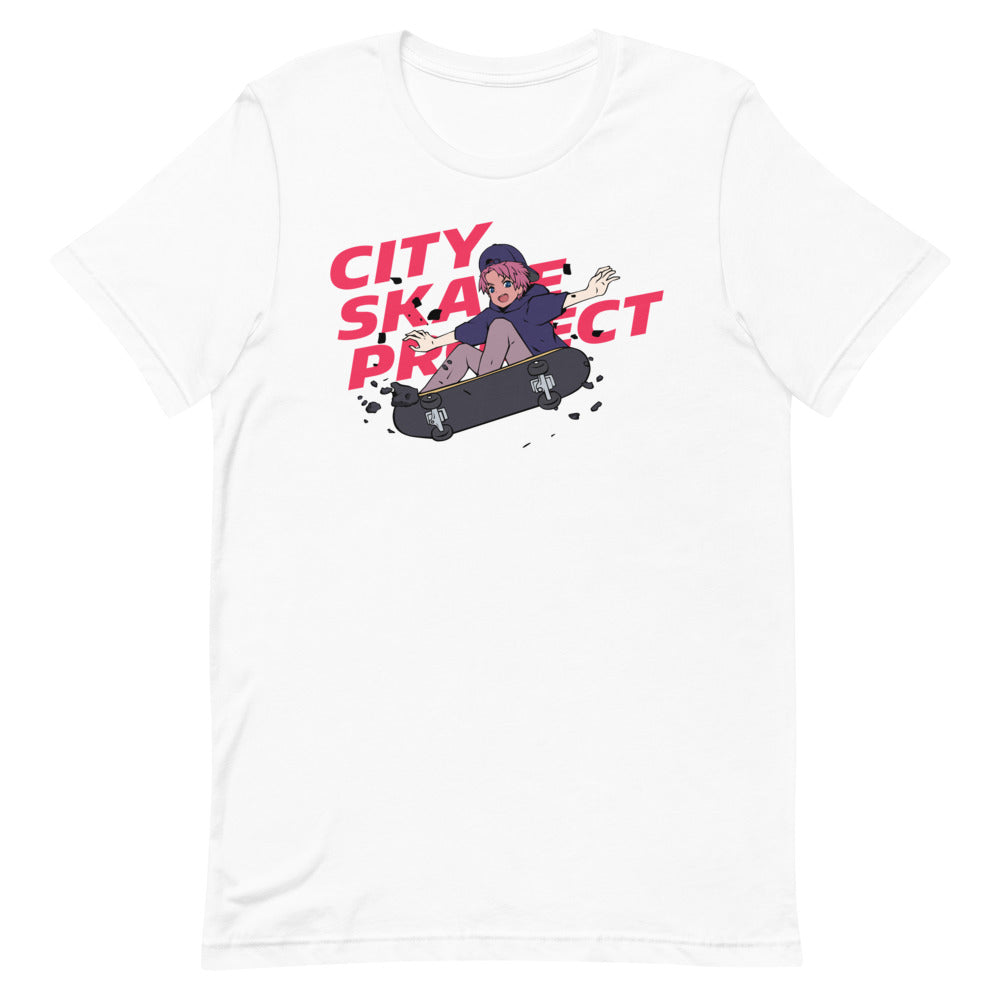 City Skate Project Anime full color Short-Sleeve Unisex T-Shirt