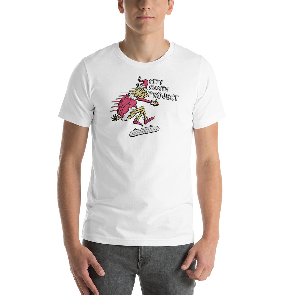 GrinchFlip City Skate Project Short-Sleeve Unisex T-Shirt