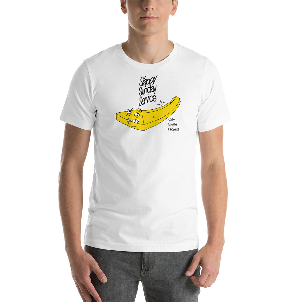 Slappy Sundays Session Yellow Curb Short-Sleeve Unisex T-Shirt