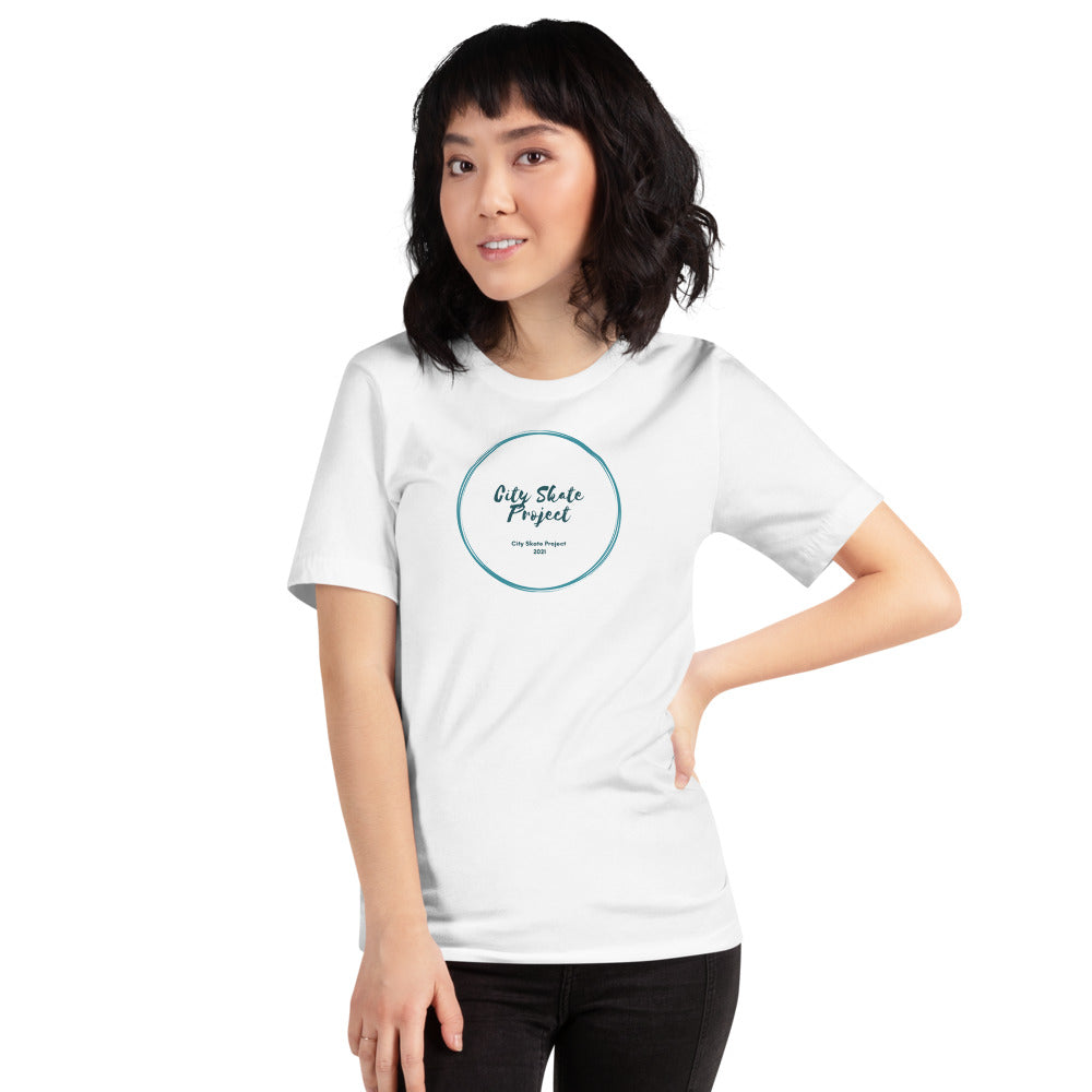 CSP circle Logo v45 Short-Sleeve Unisex T-Shirt