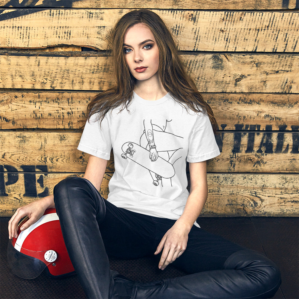 City Skate Project "halftime" Line Art Unisex t-shirt