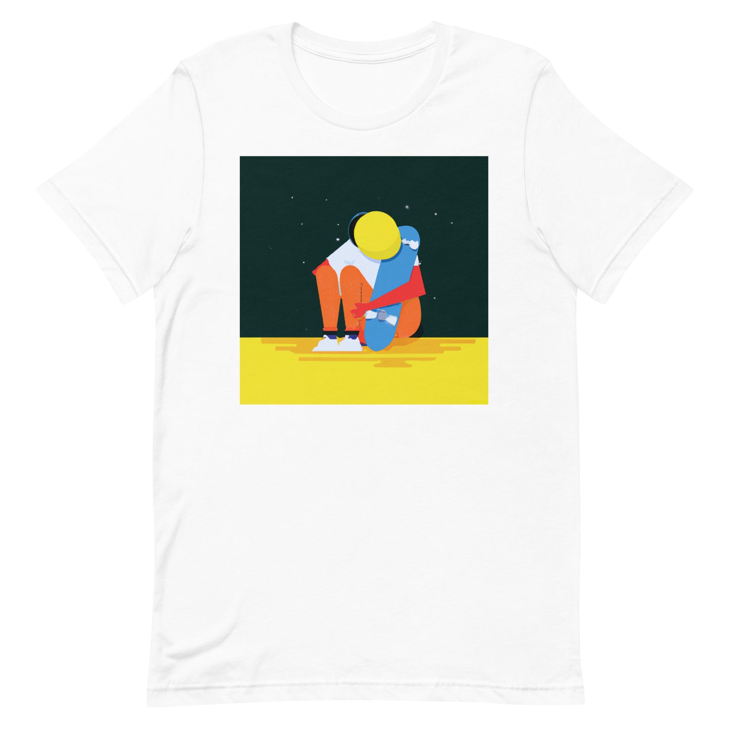 City Skate Project "love this board series" Unisex t-shirt Cubism 7