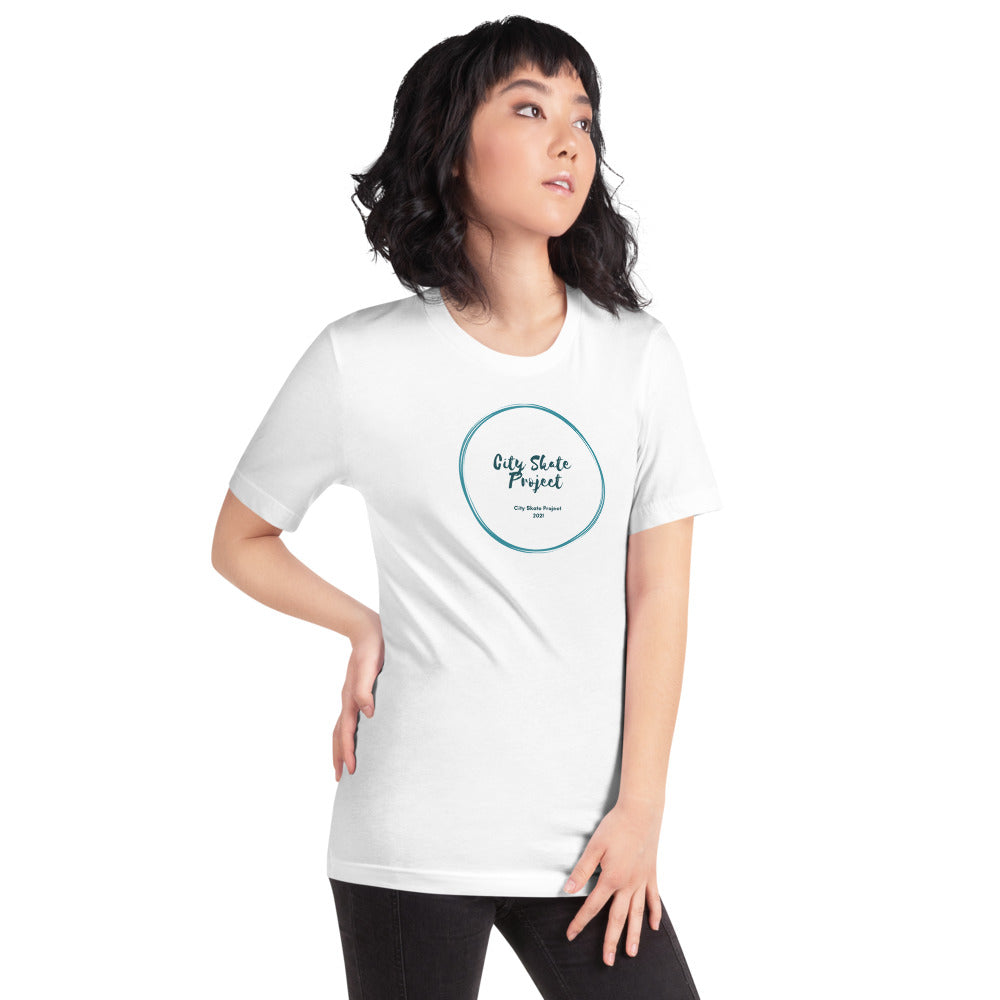 CSP circle Logo v45 Short-Sleeve Unisex T-Shirt