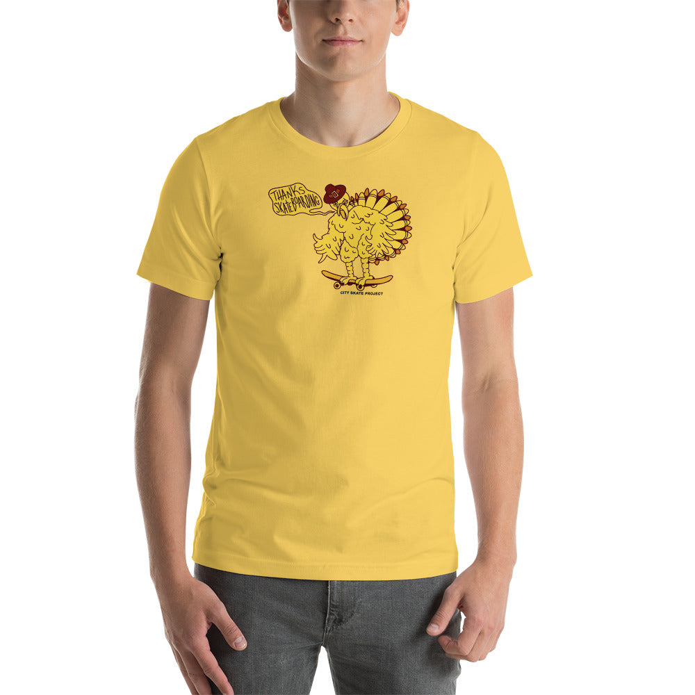 Turkey Skate Short-Sleeve Unisex T-Shirt