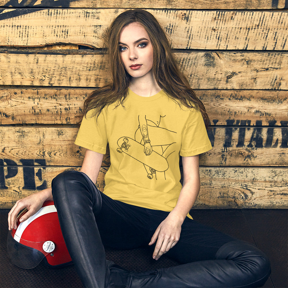 City Skate Project "halftime" Line Art Unisex t-shirt