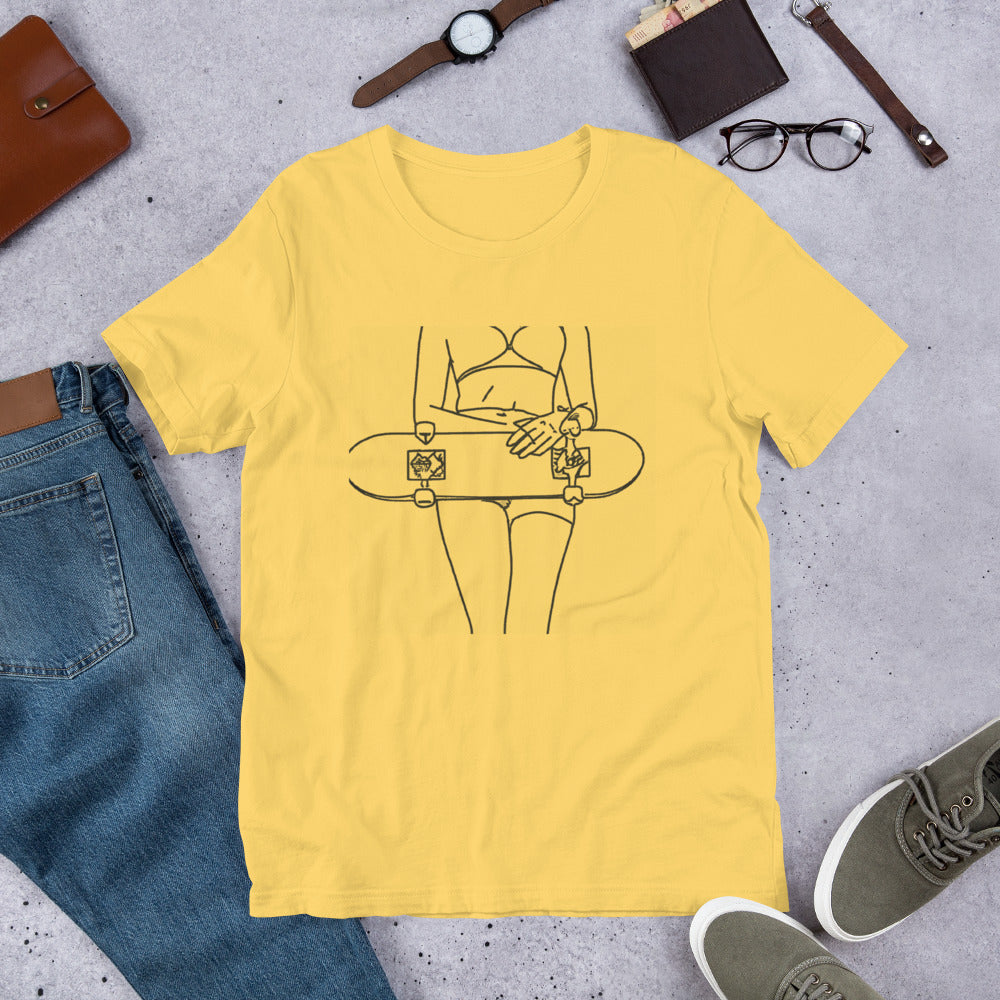 City Skate Project "hold on" Unisex t-shirt