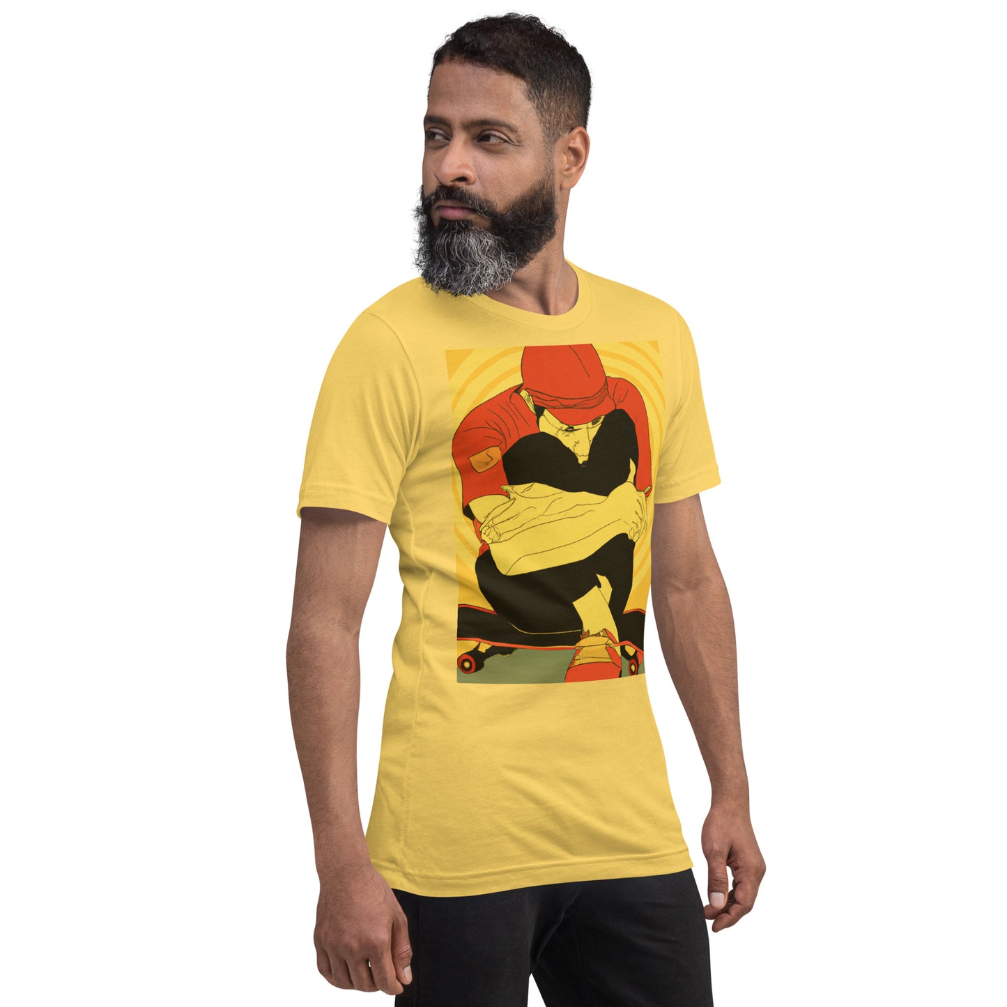 City Skate Project "love this board series" Unisex t-shirt ArtDeco 0