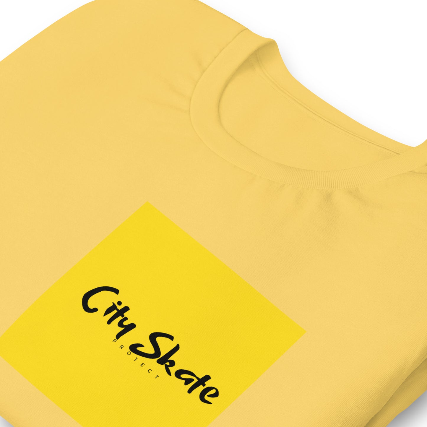 City Skate Project Yellow Brick Block Logo Unisex t-shirt