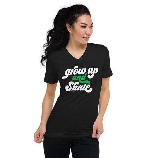 CSP Grow Up and Skate V-Neck T-Shirt