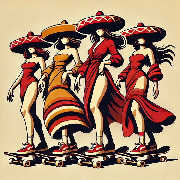 Red Dress Chicana Collection