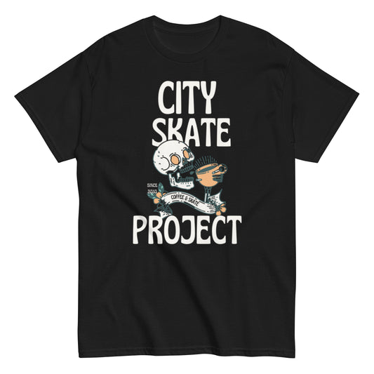 City Skate Project Coffee and Skate Session Men's classic tee