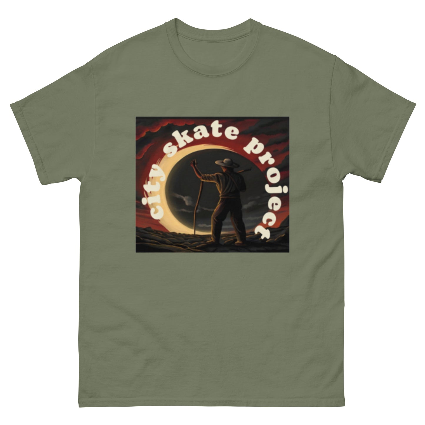 City Skate Project Eclipse 2024 classic tee