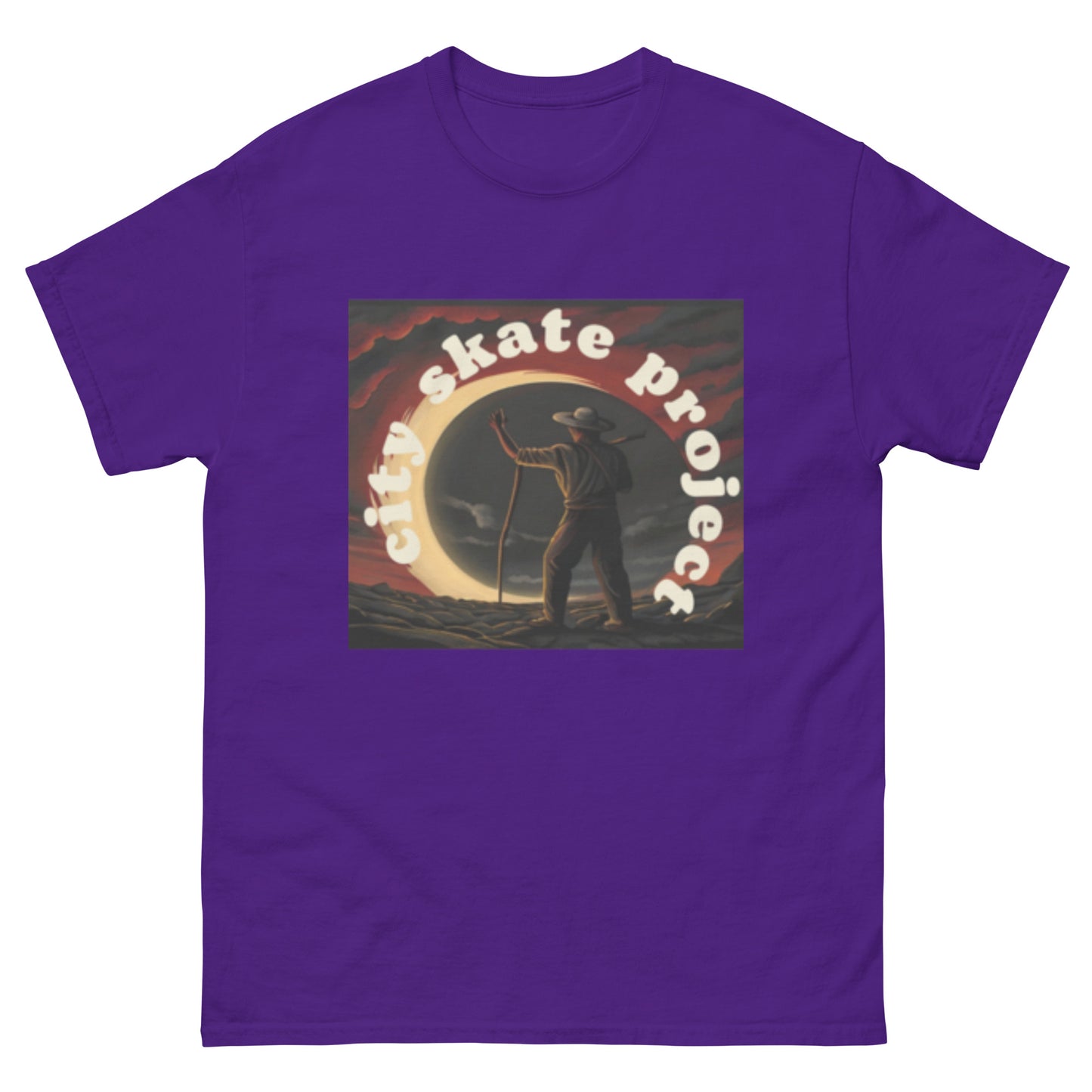 City Skate Project Eclipse 2024 classic tee