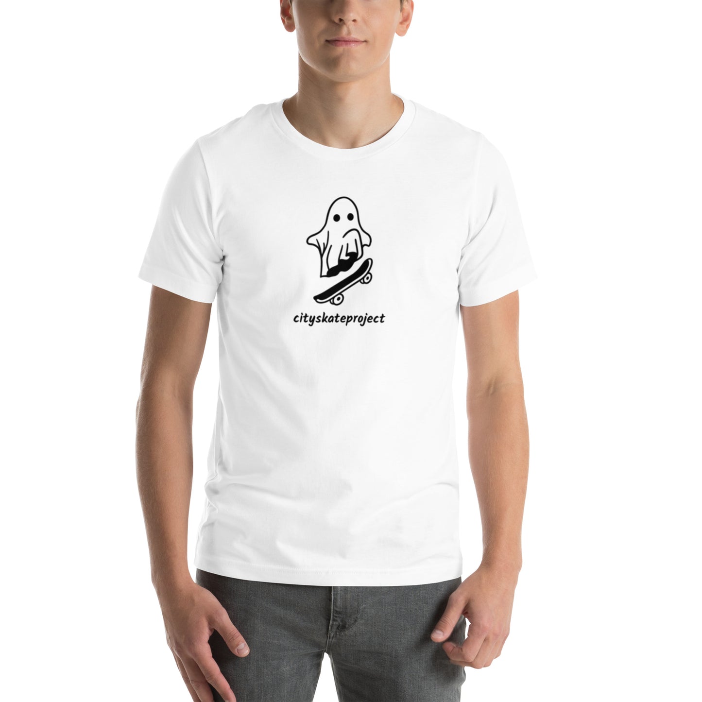 City Skate Project Basic Ghost Flip 2 Unisex t-shirt
