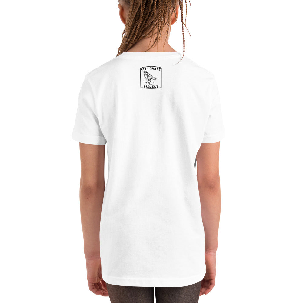 City Skate Project "love this board series" Youth Short Sleeve T-Shirt