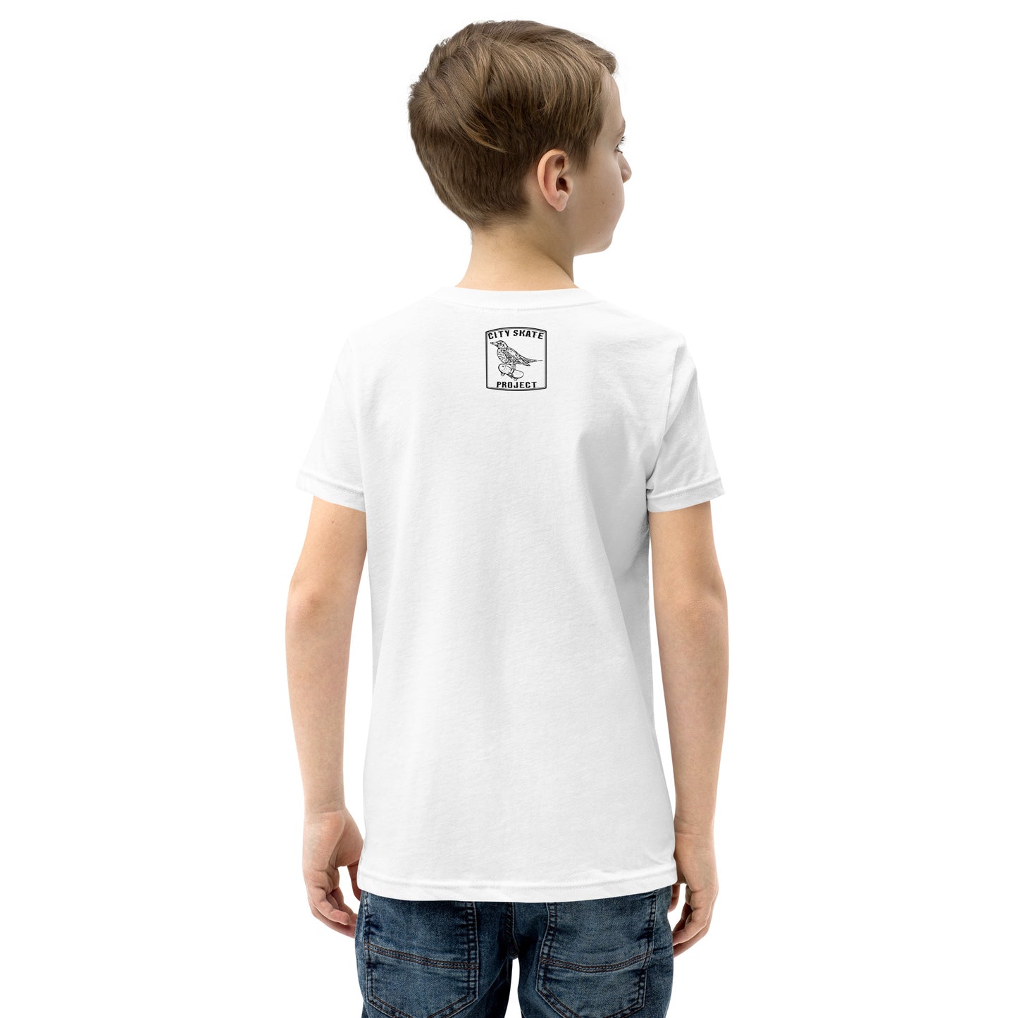 Stay Home and Skate Youth Short Sleeve T-Shirt