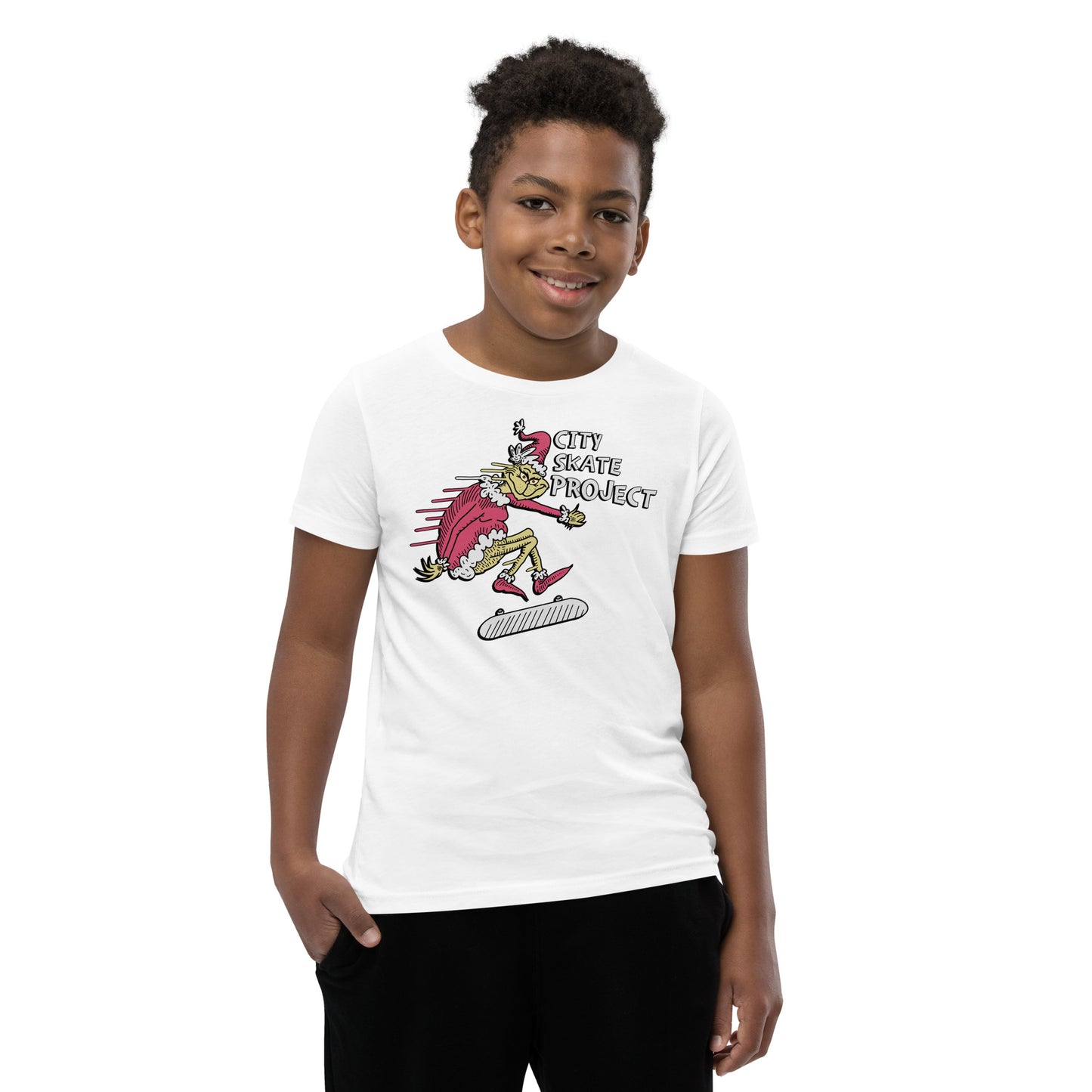 Grinch Flip Youth Short Sleeve T-Shirt