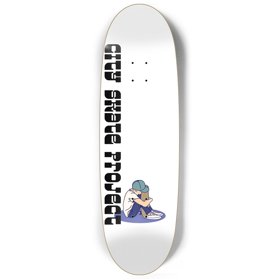 City Skate Project Love This EGG Custom Skateboard 9.75"
