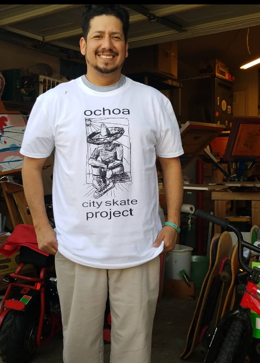 Ochoa Skateboarding Graphic Short-Sleeve Unisex T-Shirt