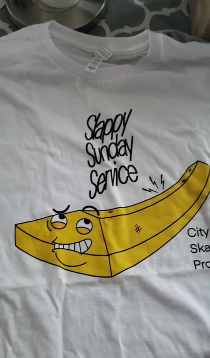 Slappy Sundays Session Yellow Curb Short-Sleeve Unisex T-Shirt