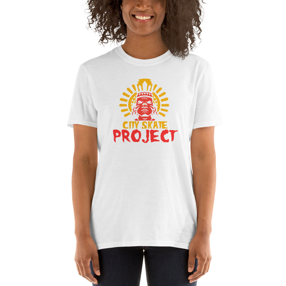 Aztec Skate Logo City Skate Project Short-Sleeve T-Shirt