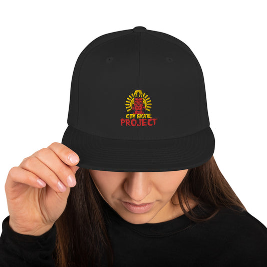Old School Aztec Logo 2010 Snapback Hat