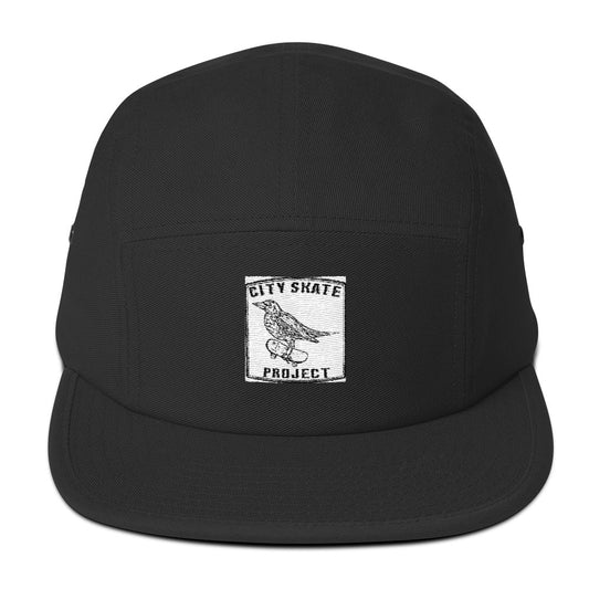 Strange bird Embroidered logo Five Panel Cap