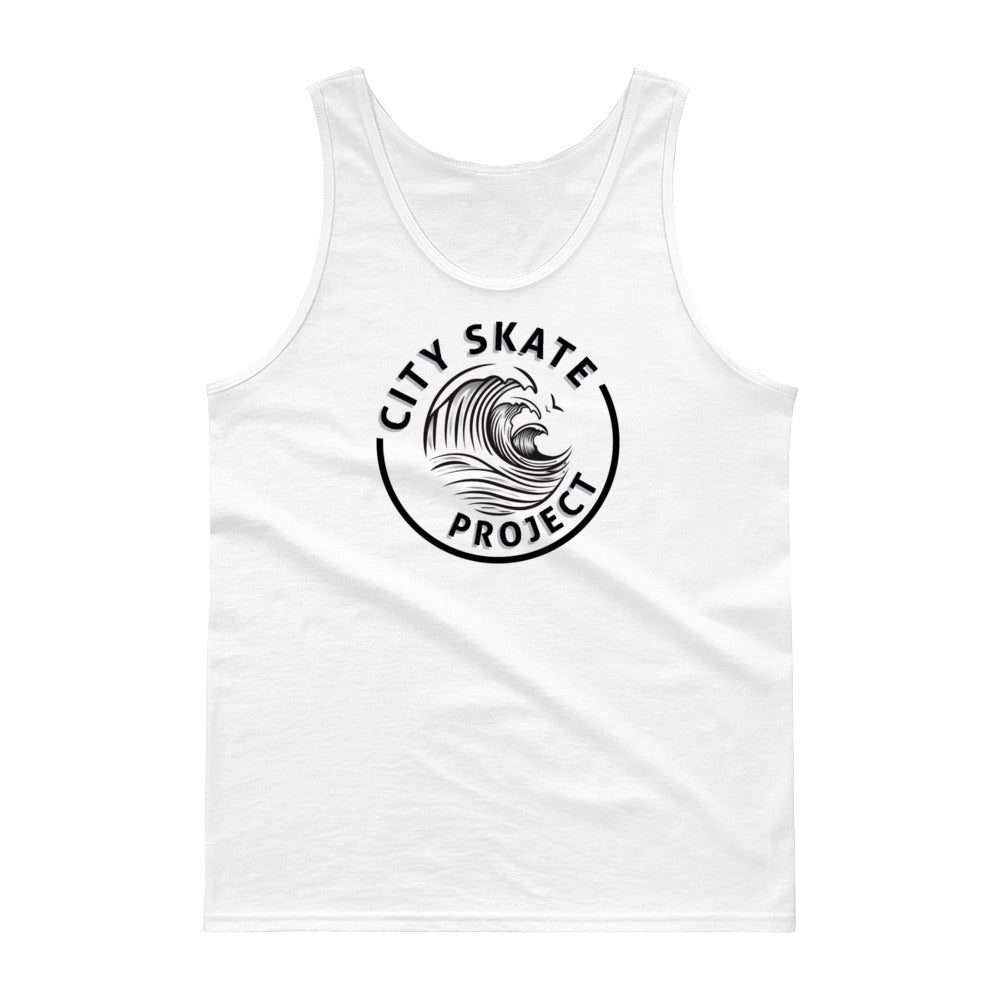 City Skate Project The Claw Wave Style CSP Logo Tank top