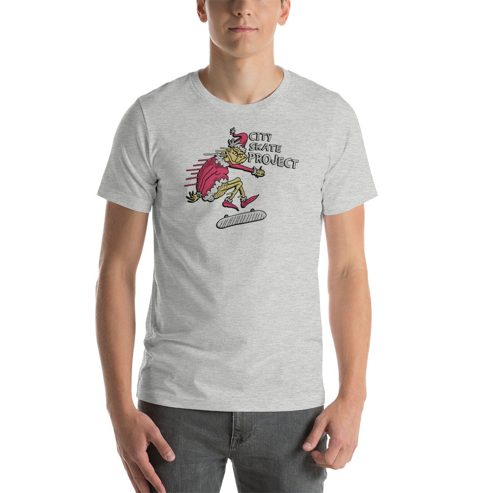 GrinchFlip City Skate Project Short-Sleeve Unisex T-Shirt