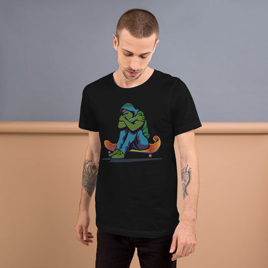 City Skate Project "love this board series" Unisex t-shirt. 4