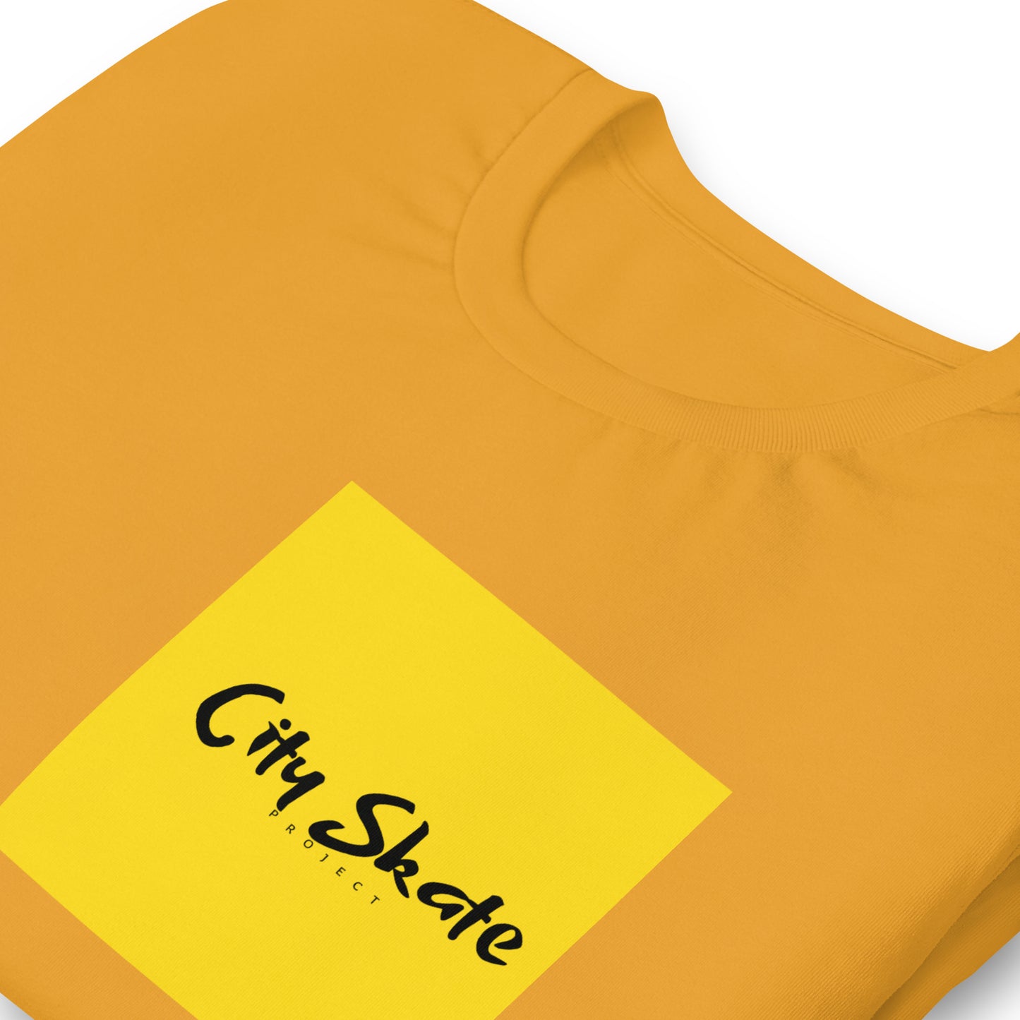 City Skate Project Yellow Brick Block Logo Unisex t-shirt